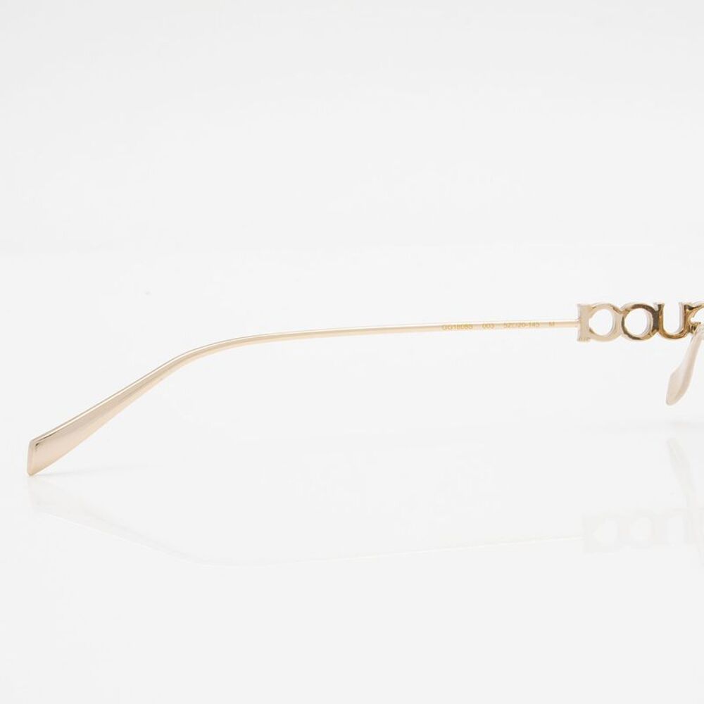 Gucci Logo Rimless Rectangular Sunglasses - Picture 3 of 5